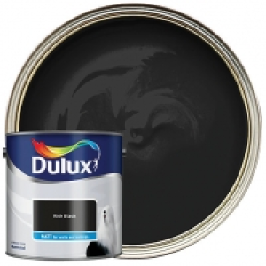 Dulux Matt Emulsion Paint - Rich Black 2.5L £16.00