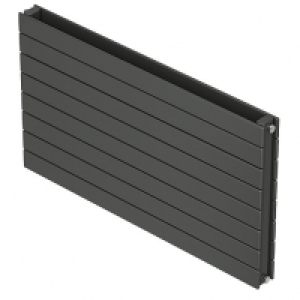 QRL Slieve Double Panel Horizontal Designer Radiator - Anthr &pound;245.00