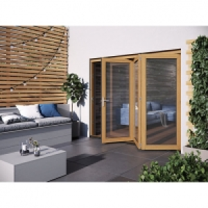 Jeld-Wen Kinsley Finished Solid Hardwood Patio Bifold Door S £2,390.00