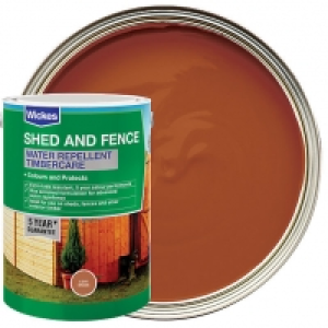 Wickes Water Repellent Timbercare - Light Brown 5L £6.00