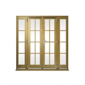 Wickes Albery Georgian Bar Solid Oak Laminate French Doors 6 £2,199.00