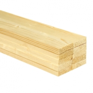 Wickes Whitewood PSE Timber - 12 x 44 x 2400 mm Pack of 10 £23.76