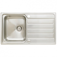 Wickes  Astracast Elise 1 Bowl Compact Kitchen Sink - Stainless Stee