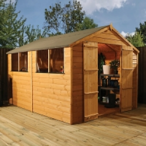 Mercia Timber Shiplap Apex Shed - 10 x 8 ft £570.00