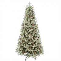 Homebase  7ft Snowy Emperor Artificial Christmas Tree