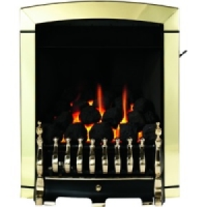Wickes Simpson Gas Fire Brass Effect 3.9kW