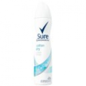 Women Cotton Dry Aerosol Anti-perspirant Deodorant £2.50