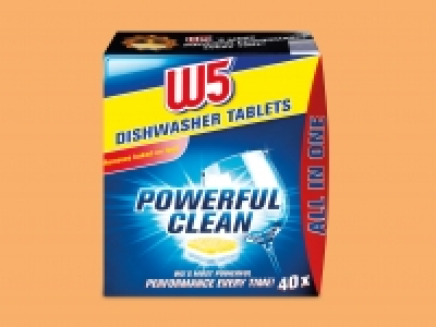 W5 All-in-One Dishwasher Tablets