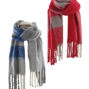 Avenue Ladies Check Blanket Scarf