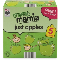 Aldi  Mamia Just Apples Puree 5 Pack