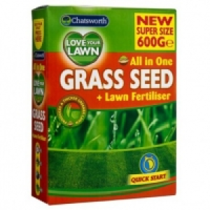Love Your Lawn, Grass Seed 600g £1.00