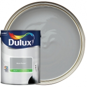 Dulux Silk Emulsion Paint - Warm Pewter 5L £23.00