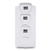 Debenhams  The Collection - Pack of three white tailored fit shirts