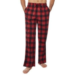 Lounge & Sleep - Red checked print pyjama bottoms £11.20