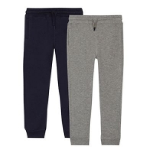 bluezoo - Pack of two boys grey and navy jogging bottoms £12.00