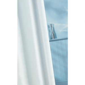 Wickes PVC Shower Curtain - White £6.00