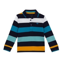 Debenhams  bluezoo - Boys multi-coloured striped polo shirt