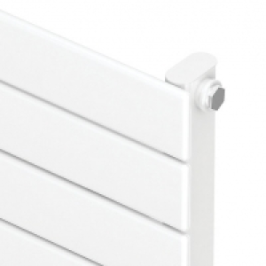 QRL Slieve Single Panel Horizontal Designer Radiator - White &pound;180.00