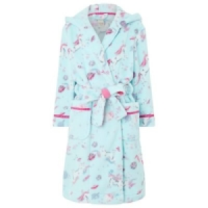 Debenhams  Monsoon - Girls blue Veronica chunky dressing gowns