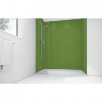 Wickes  Wickes Forest Green Matte Acrylic 900 x 900 2 Sided Shower P