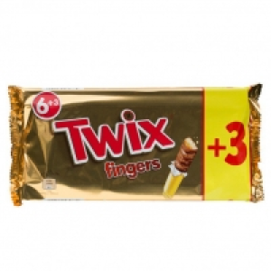 TWIX 6 PACK + 3 £0.69