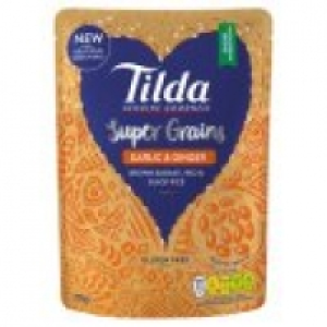 Super Grains Garlic & Ginger Brown Basmati, Red & Black Rice £1.50