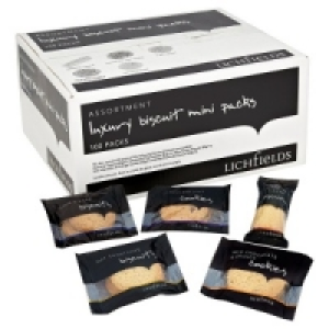 Lichfields Luxury Assorted Biscuits Minis x 100 £14.99