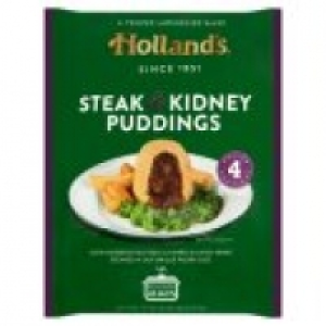 4 Steak & Kidney Puddings £2.20