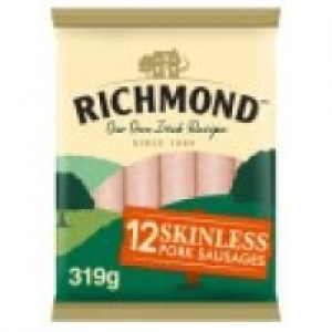12 Skinless Pork Sausages £1.50