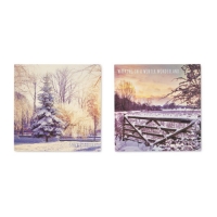 Aldi  Square Winter Christmas Cards