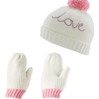 Aldi  Kids Love Hat & Gloves Set