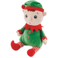 Aldi  Soft Green Elf Christmas Toy