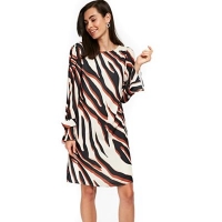 Debenhams  Wallis - Diagonal zebra print shift dress