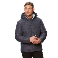 Debenhams  Regatta - Grey Nevado quilted hooded jacket
