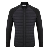 Debenhams  Tog 24 - Black sulber insulated hybrid jacket