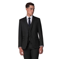 Debenhams  The Collection - Dark grey birdseye tailored fit jacket