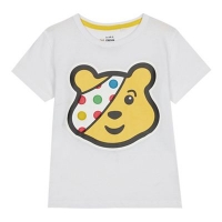 Debenhams  BBC Children In Need - Kids white Pudsey print T-shirt