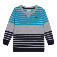 Debenhams  bluezoo - Boys grey striped jumper