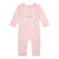 Debenhams  bluezoo - Baby girls pink Little Princess print sleepsuit