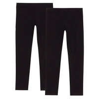 Debenhams  bluezoo - Pack of two girls black leggings