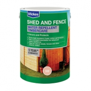 Wickes Water Repellent Timbercare - Golden Brown 5L £11.99