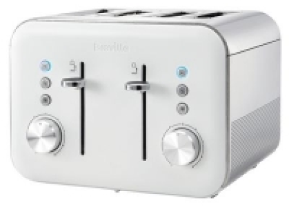 Breville - High gloss white 4 slice toaster VTT687 £45.00