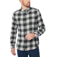 Debenhams  Jacamo - Grey checked long sleeve regular fit shirt
