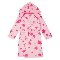 Debenhams  bluezoo - Girls pink star print dressing gown