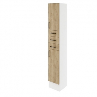 Wickes  Wickes Vienna Oak Fitted Tall Tower Unit With Drawers - 300 
