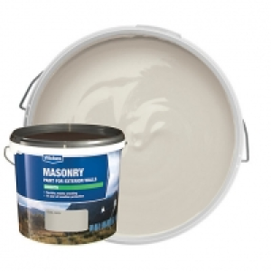 Wickes Smooth Masonry Paint - Cool Grey 5L £25.99