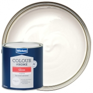 Wickes Colour @ Home Liquid Gloss Paint - Pure Brilliant Whi £17.99