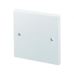 Wickes Single Blanking Plate - White £0.49