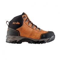 Wickes  Scruffs Assault Hiker Safety Boot - Brown Size 10