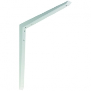 Wickes Hi-load Mitred Shelving Bracket White - 350 x 350mm £8.00